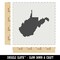 West Virginia State Silhouette Wall Cookie DIY Craft Reusable Stencil